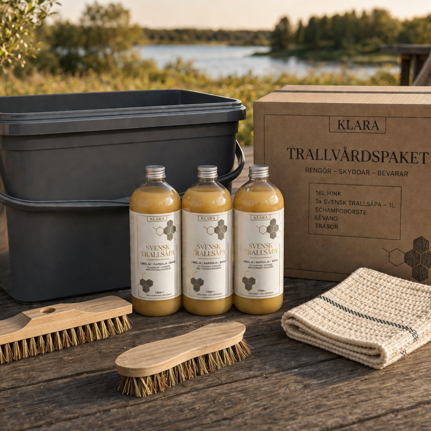KLARA Komplett-Set Holzseife – 3L