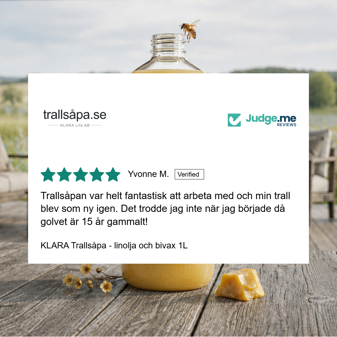 KLARA Holzseife für Terrassen – mit Leinöl und Bienenwachs – 1L